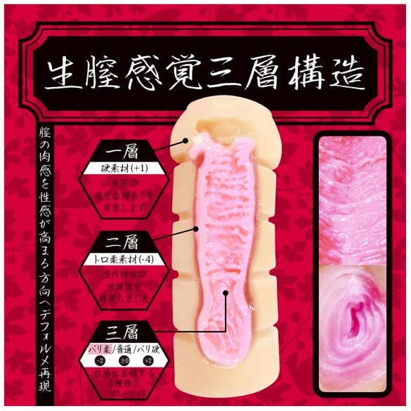 생질감각 3층구조 유메 이치지쿠 (무화과의 꿈) 소형 부드러움