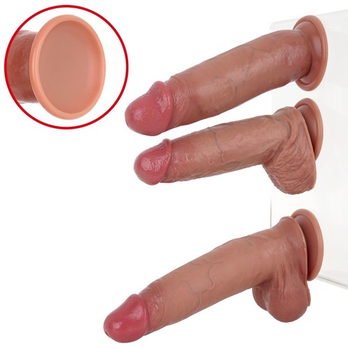 만지고 싶어지는 포피가 완전 벗겨진 고환 딜도 XL (일본정품)