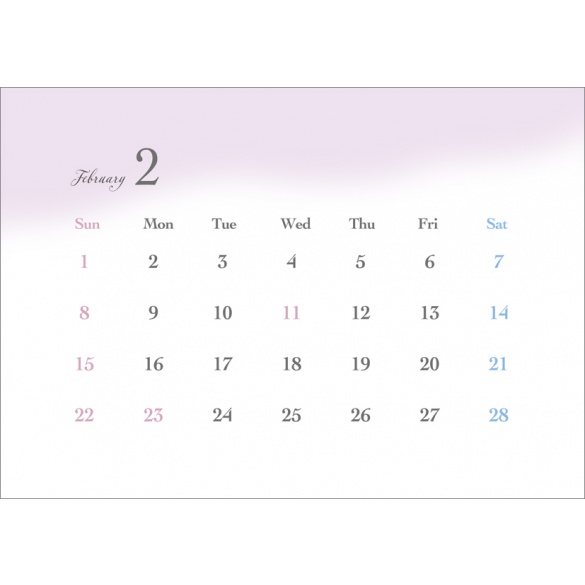 하마기시 히요리 2026년 탁상 달력