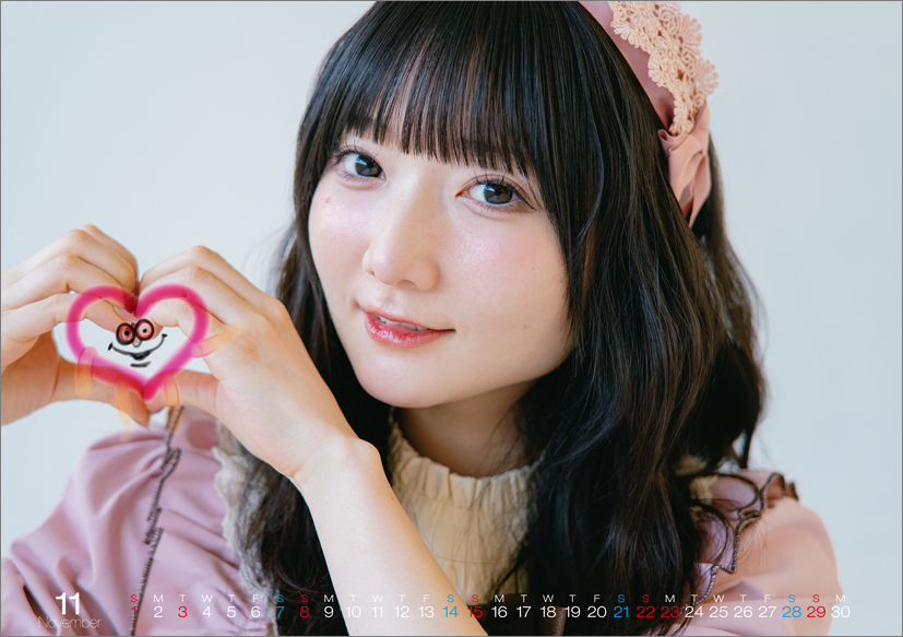 마루오카 와카나 2026년 탁상 달력