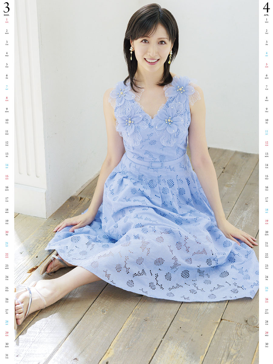 요코야마 루리카 2026년 벽걸이 달력