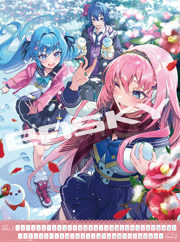 하츠네 미쿠 2026년 벽걸이 달력