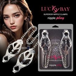 [REBO]럭키베이 니플플레이_실버