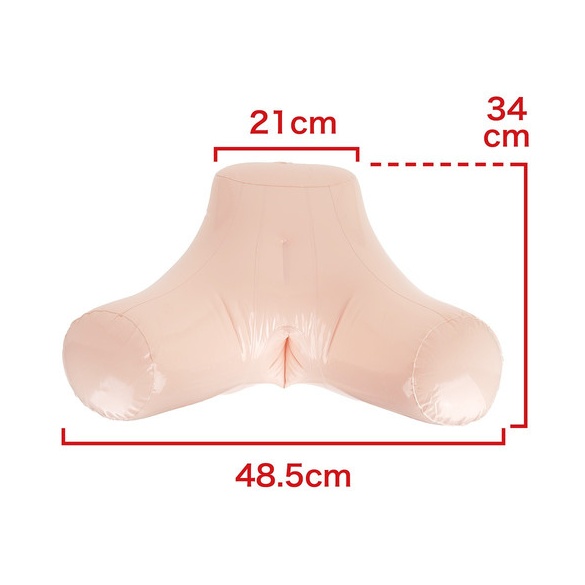 전 체중을 실어 피스톤 가능한 대형 엉덩이 내압 에어 걸 2홀