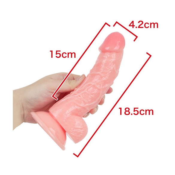 순일본산 말랑 리얼 커브 딜도 (일본정품)