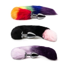 애널 라쿤털_레인보우(M)-색상랜덤