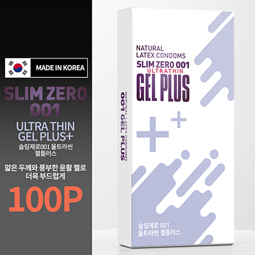 [유니더스] 슬림제로001 울트라씬 젤 플러스 (초박형) 100P