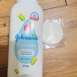 존슨즈 콘스타치 베이비 파우더 200g+파우더 퍼프