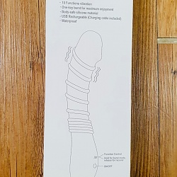 [APHRODISIA 아반티아] 늑골딜도 블랙
