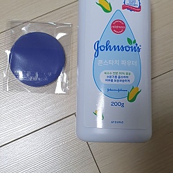 존슨즈 콘스타치 베이비 파우더 200g+파우더 퍼프